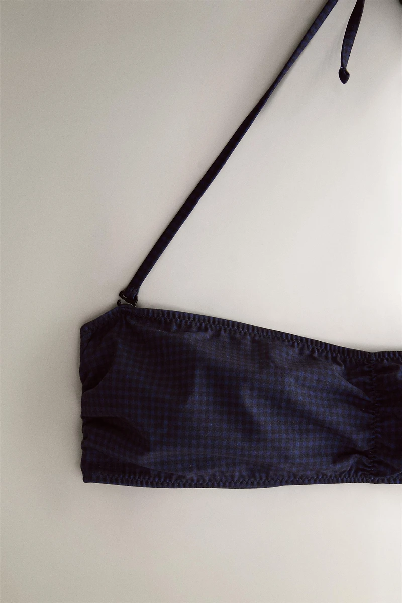 HAUT DE BIKINI PLAGE VICHY