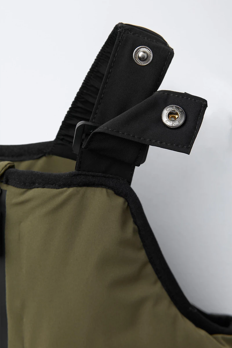 WATERPROOF AND WINDPROOF BIB OVERALLS WITH POCKETS RECCO® SYSTEM SKI COLLECTION