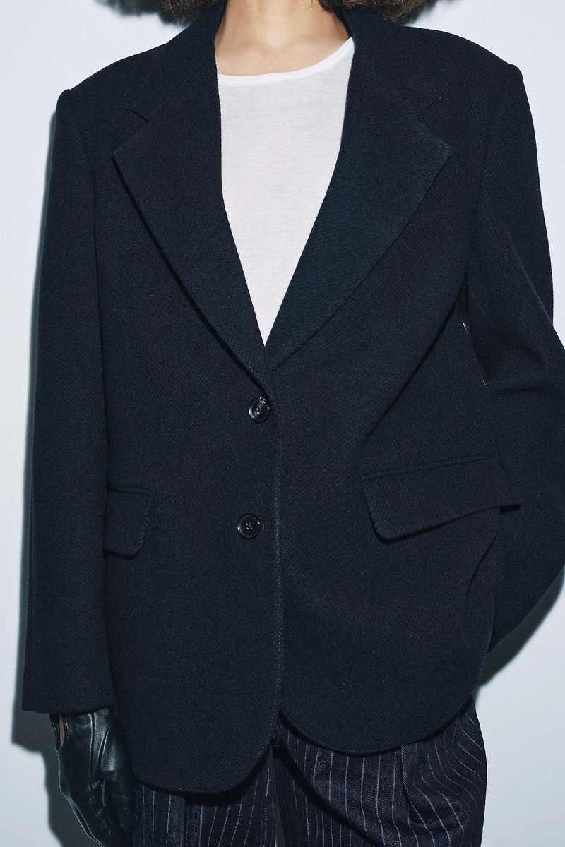 OVERSIZED WOOL BLAZER ZW COLLECTION