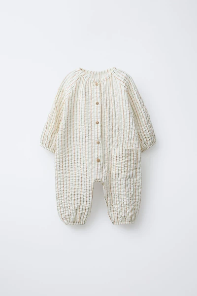 STRIPED ROMPER