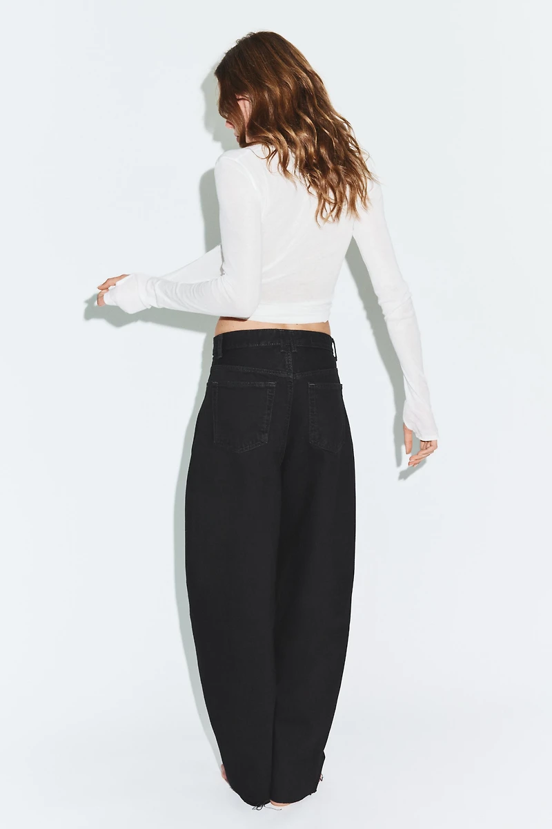 TRF BARREL HIGH WAIST JEANS