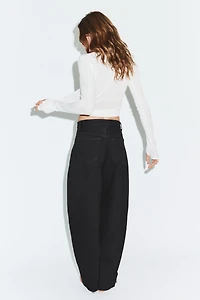 TRF BARREL HIGH WAIST JEANS