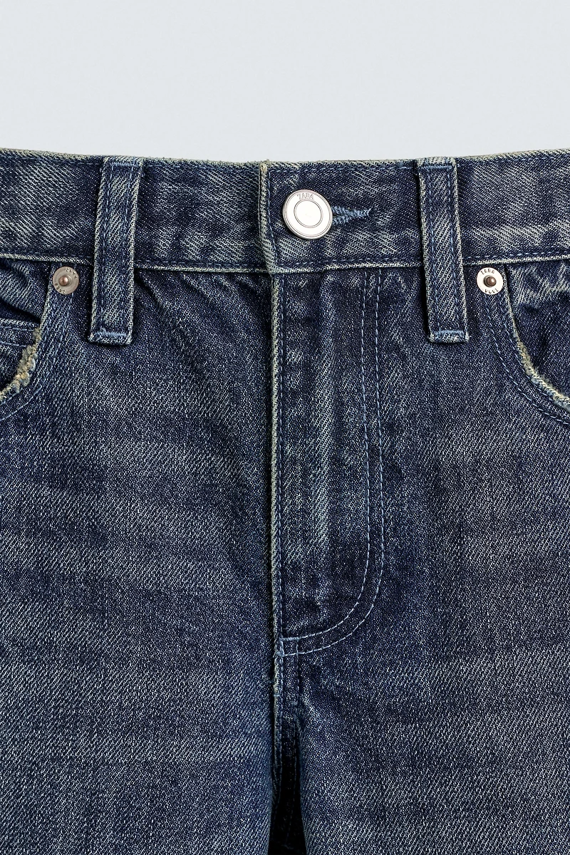 MICKEY SILHOUETTE PATCH WIDE-LEG JEANS HARRY LAMBERT FOR ZARA X DISNEY