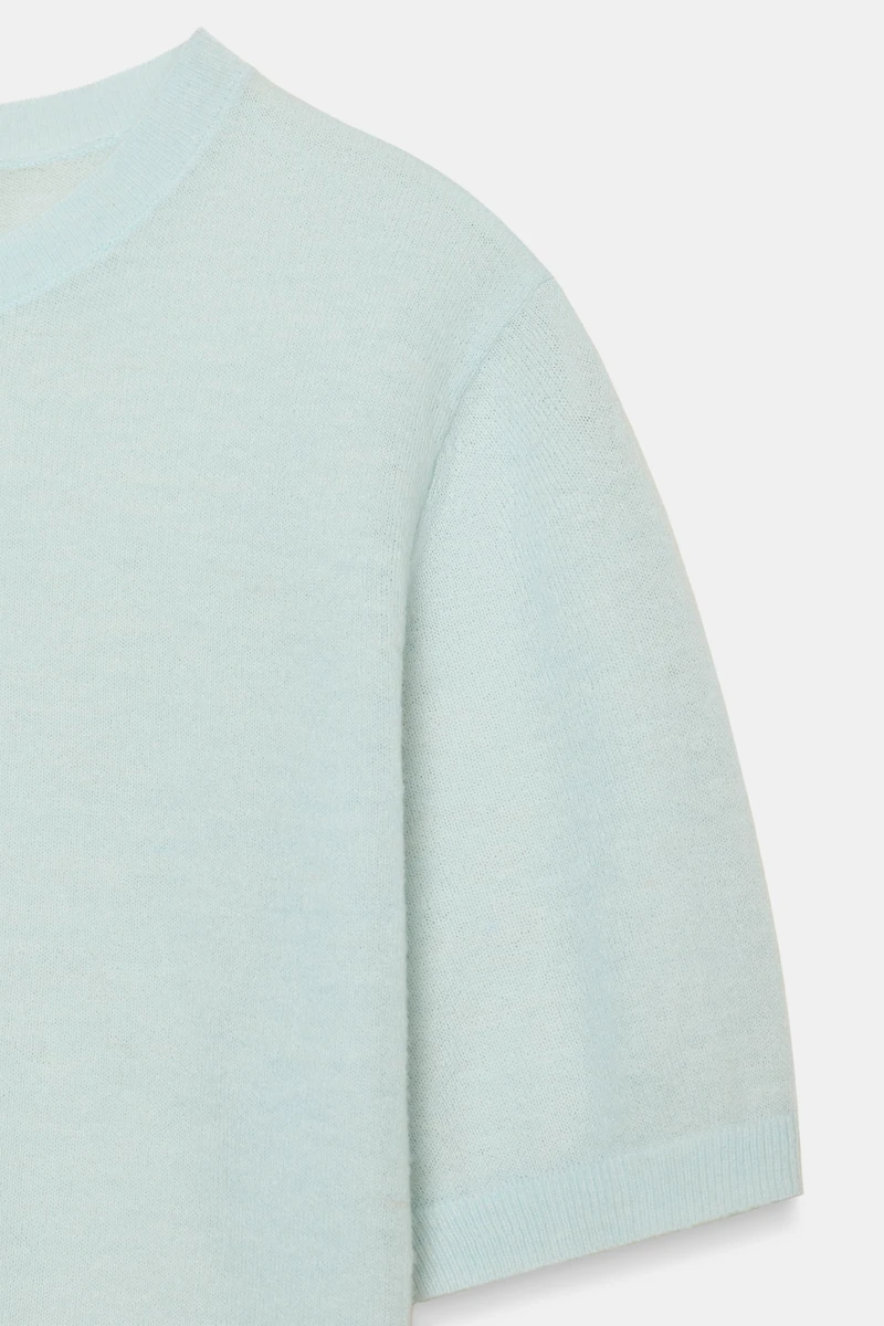 WOOL SHORT SLEEVE JUMPER