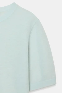 WOOL SHORT SLEEVE JUMPER