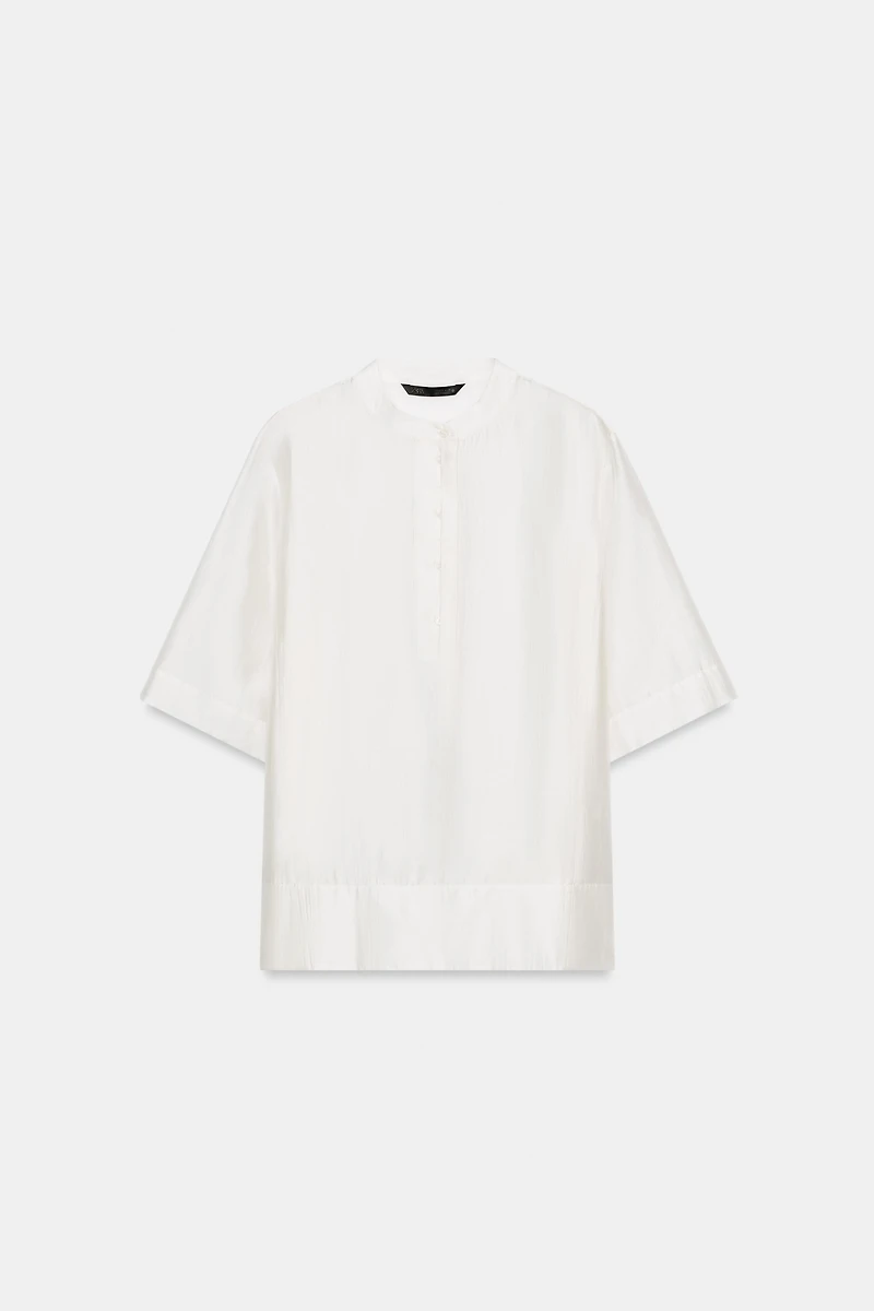 BLOUSE FLUIDE MANCHES COURTES ZW COLLECTION