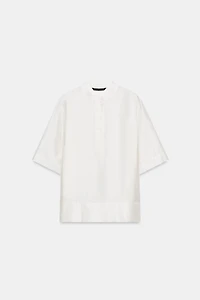 BLOUSE FLUIDE MANCHES COURTES ZW COLLECTION