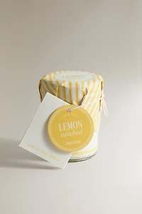 (130 G) LEMON CANDIED SCENTED CANDLE