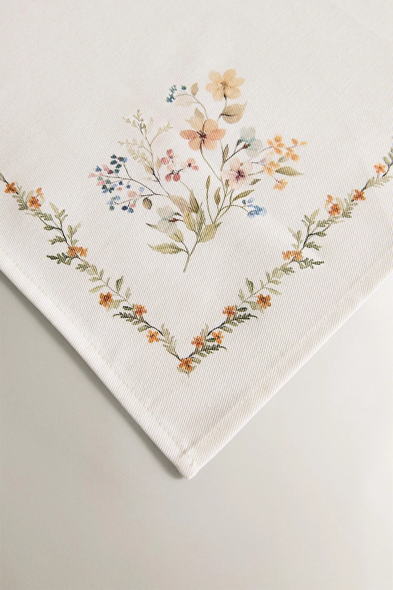 FLORAL PRINT NAPKIN (PACK OF 2)