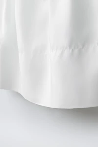 TAFFETA MIDI SKIRT