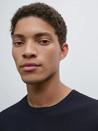 Pull en maille à manches longues coton