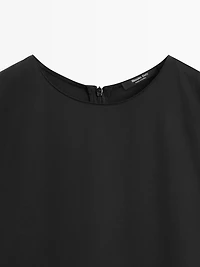 Flowing short sleeve dress