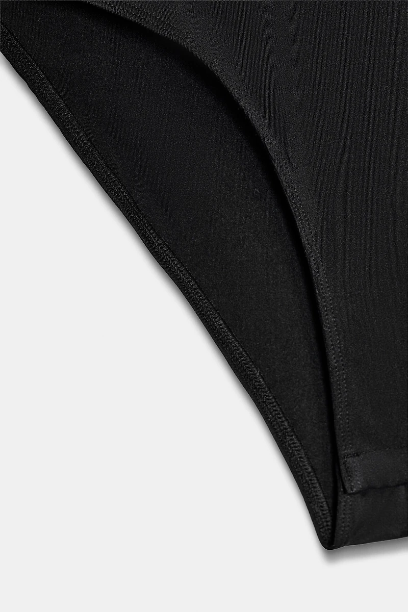 POLYAMIDE HALTER BODYSUIT