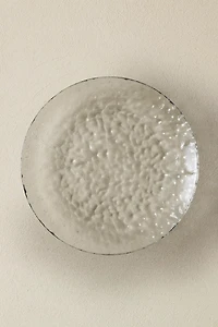 ASSIETTE PLATE ACRYLIQUE TEXTURÉE
