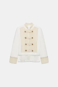 ZW COLLECTION JACKET WITH BUTTON DETAILS