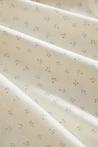 CHILDREN'S COTTON FITTED SHEET WITH MINI FLOWERS