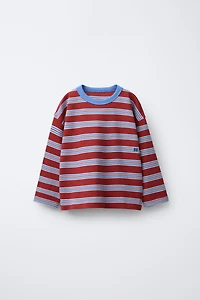 EMBROIDERED STRIPED T-SHIRT