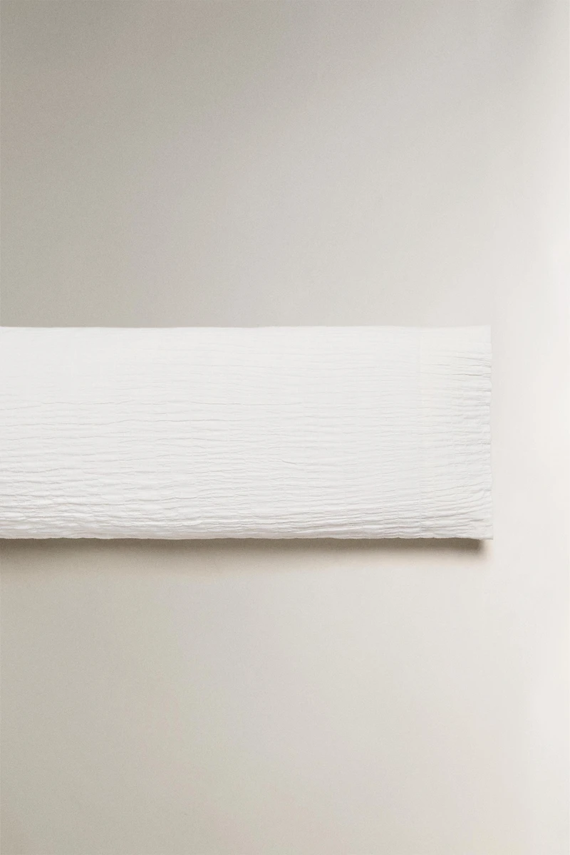 TEXTURED COTTON PILLOWCASE