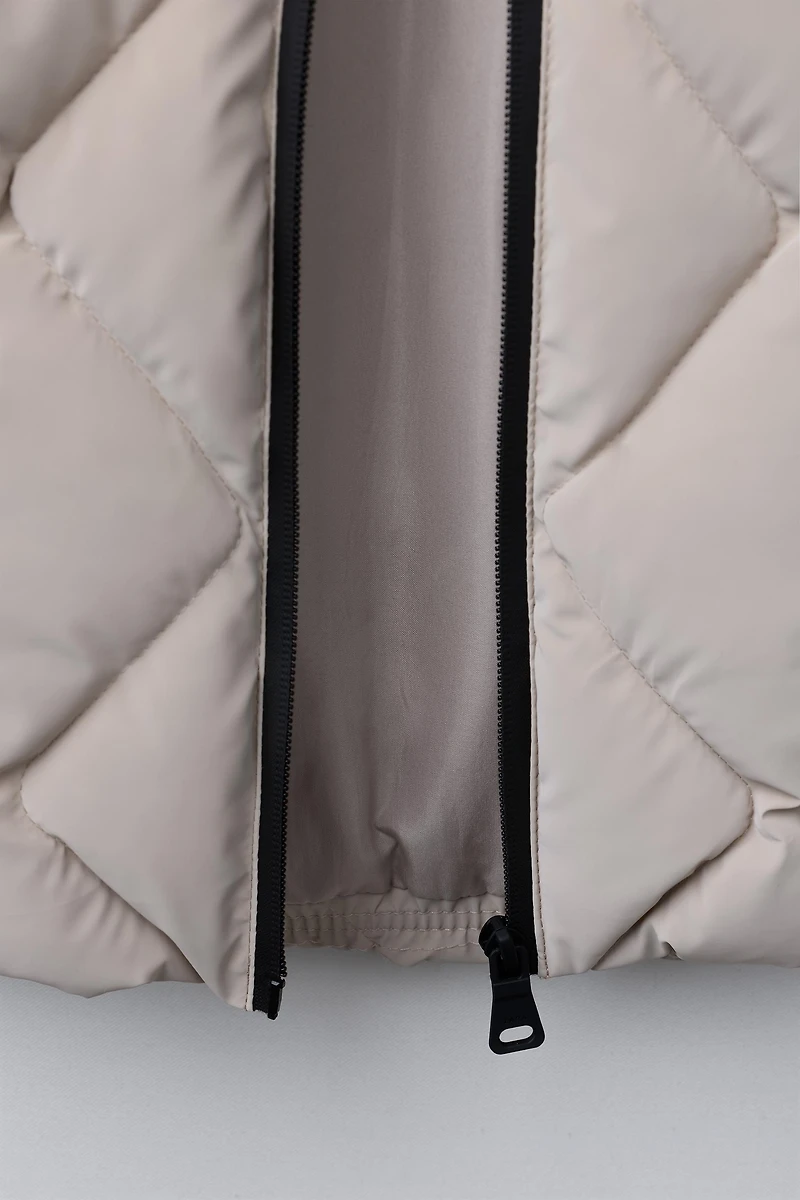 MANTEAU LÉGER MATELASSÉ EFFET GOMME