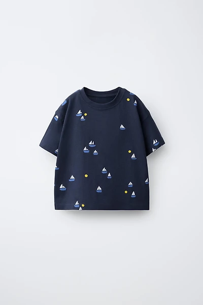 CRAB PRINT T-SHIRT