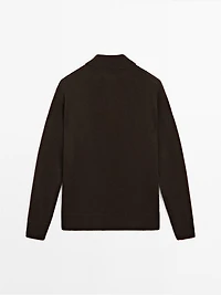 Pull 100 % cachemire avec poche