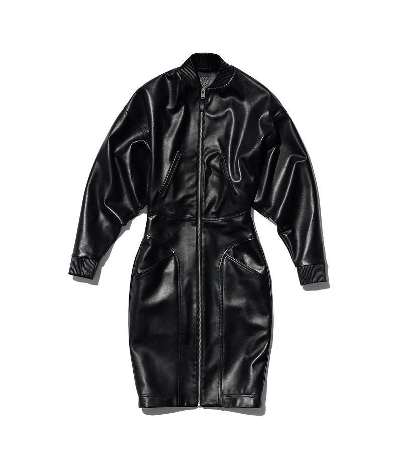 NAOMI CAMPBELL BIKER DRESS