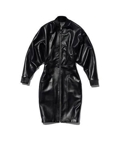 NAOMI CAMPBELL BIKER DRESS