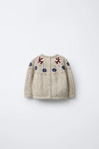 STAR AND REINDEER KNIT JUMPER