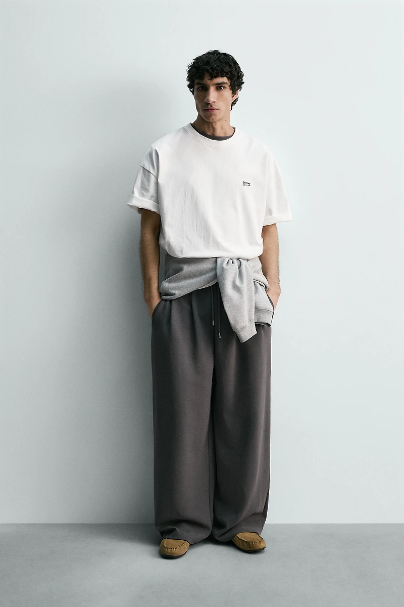 EMBROIDERED INTERLOCK T-SHIRT