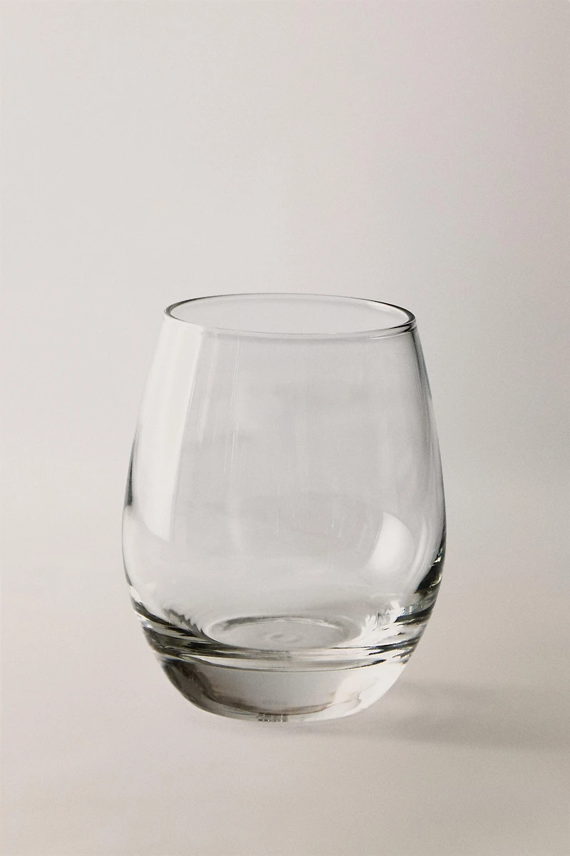 SET OF ROUNDED GLASS TUMBLERS (SET OF 3)