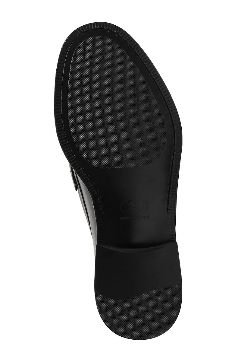LEATHER PENNY LOAFERS