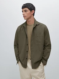 Chemise avec poche 100 % coton