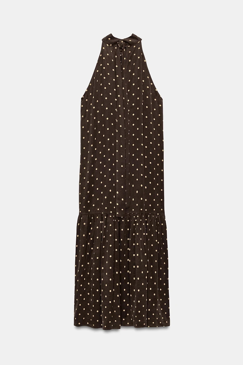 ROBE HALTER À POIS ZW COLLECTION