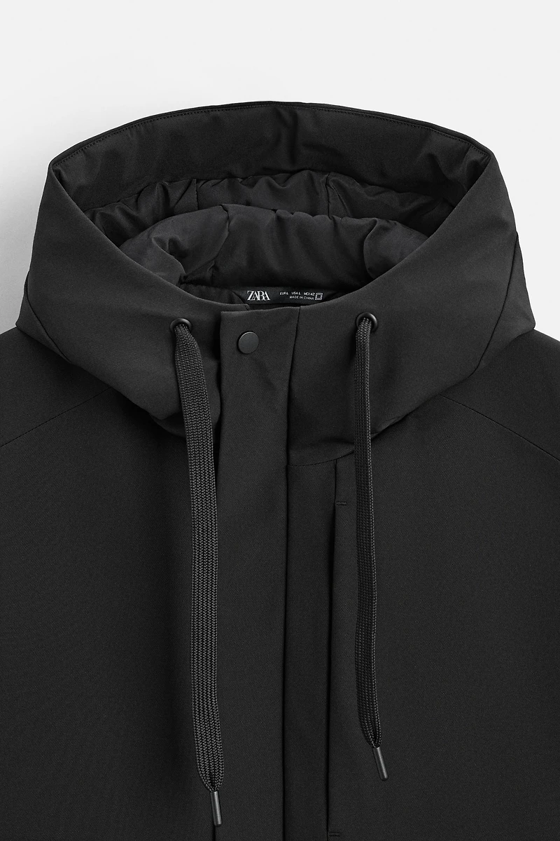 DOUBLE FACED FAUX SUEDE JACKET