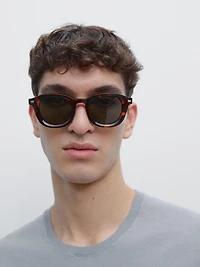 T-shirt en maille de coton mélangé