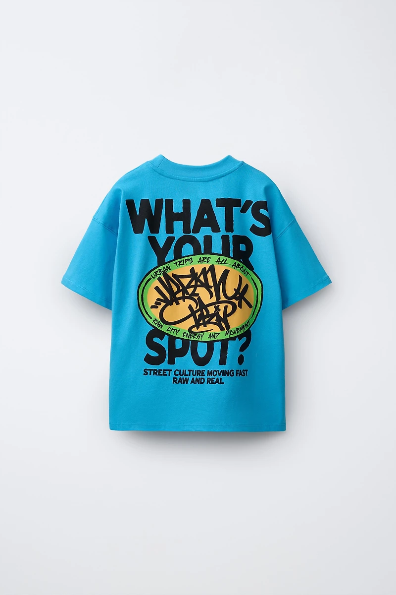 GRAFFITI PRINT T-SHIRT