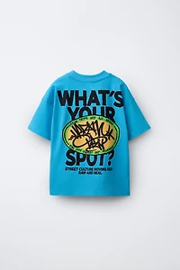 GRAFFITI PRINT T-SHIRT