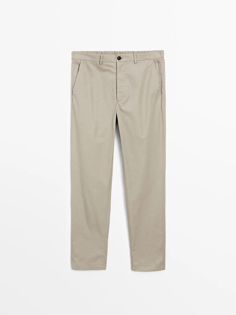 Pantalon semi-jogging