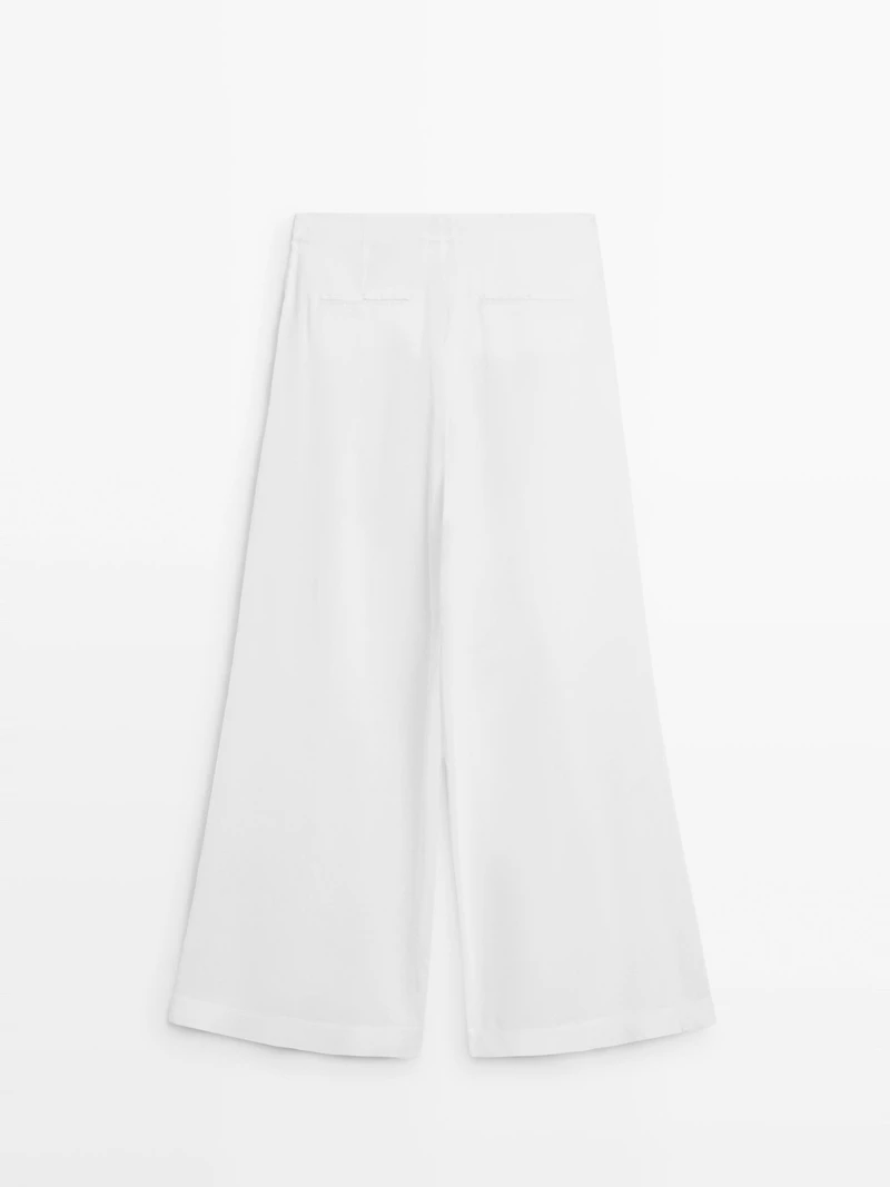 Pantalon fluide lin