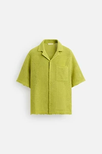 CHEMISE STRUCTURÉE AJOURÉE