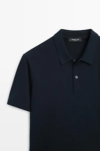 100% cotton structured polo shirt