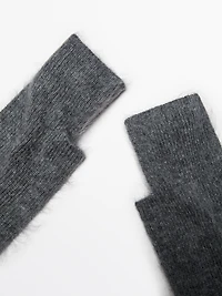 Mitaines longues en maille 100 % cachemire