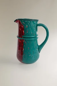 BLOWN GLASS PITCHER | MARISA BERENSON