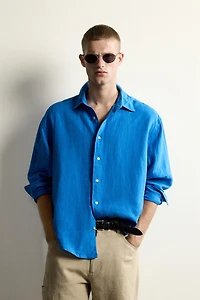 100% LINEN RELAXED FIT SHIRT