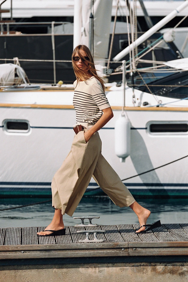 BELTED CULOTTES