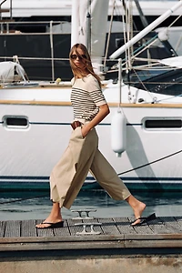BELTED CULOTTES