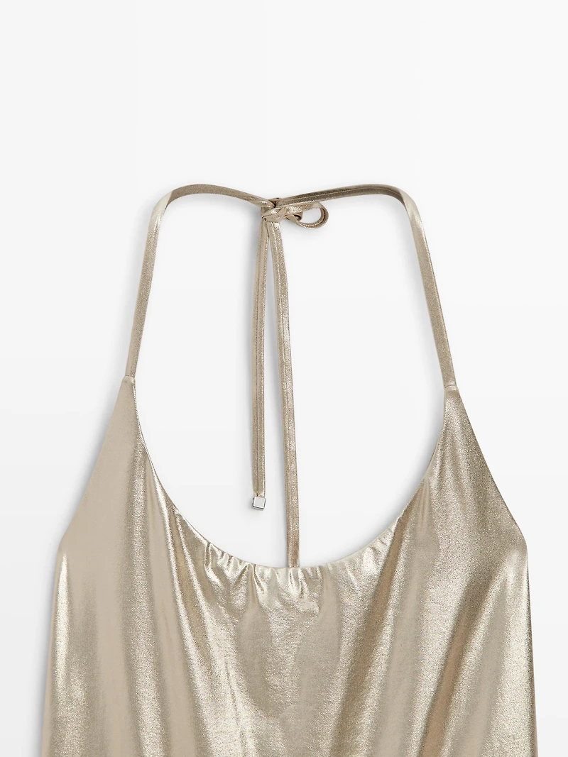 Metallic swimsuit