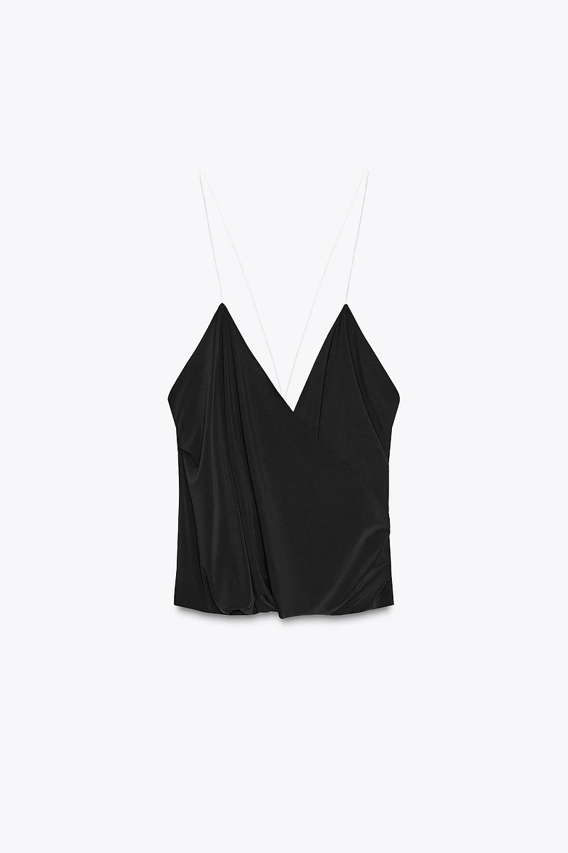 TRANSPARENT STRAP TOP