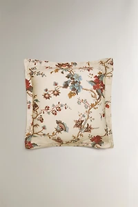 TAIE D’OREILLER SATIN FLORAL | KATHARINE POLE