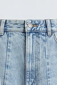 ZIPPERED BALLOON FIT JEANS